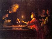 HONTHORST, Gerrit van Childhood of Christ sf oil painting artist